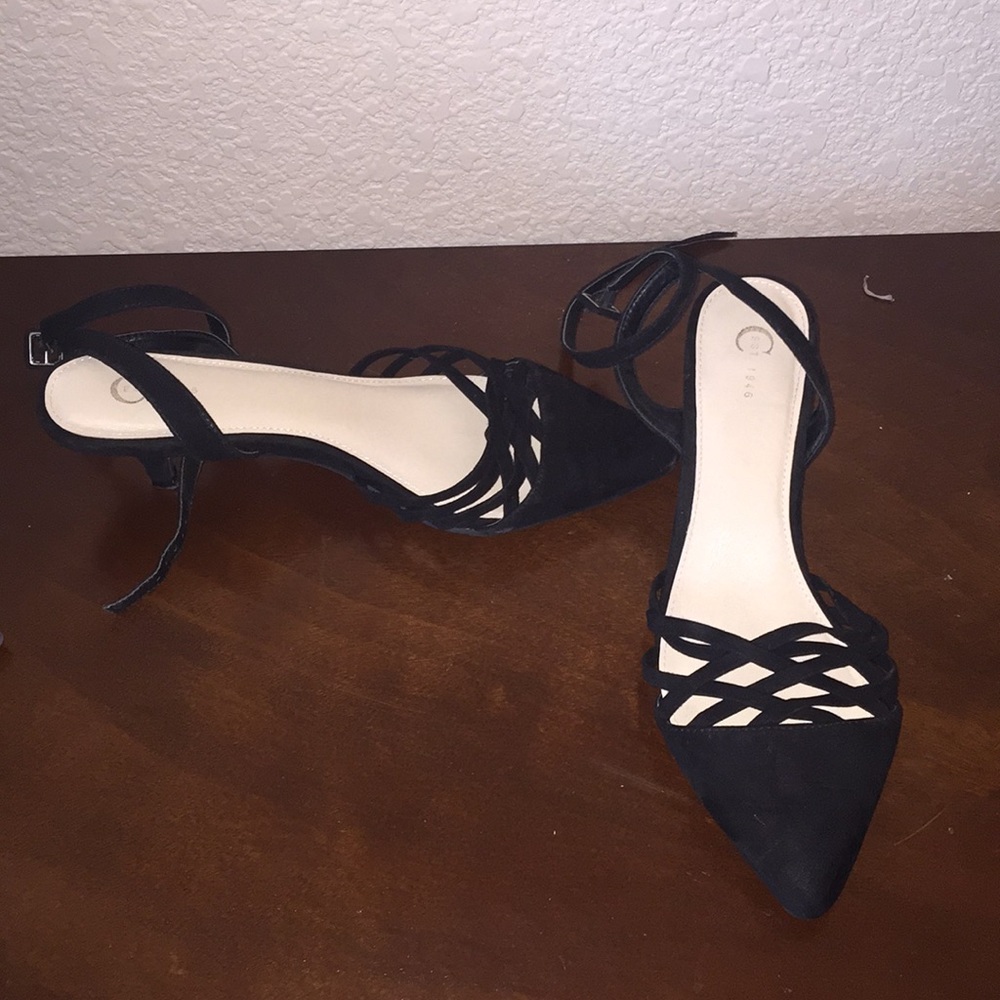 Black Kitten Heels